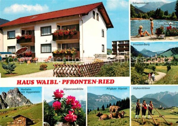Ried Pfronten Gästehaus Pension Haus Waibl Freibad Wa