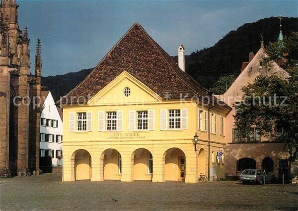 Freiburg Breisgau Münsterplatz Alte Wache Stadtwache