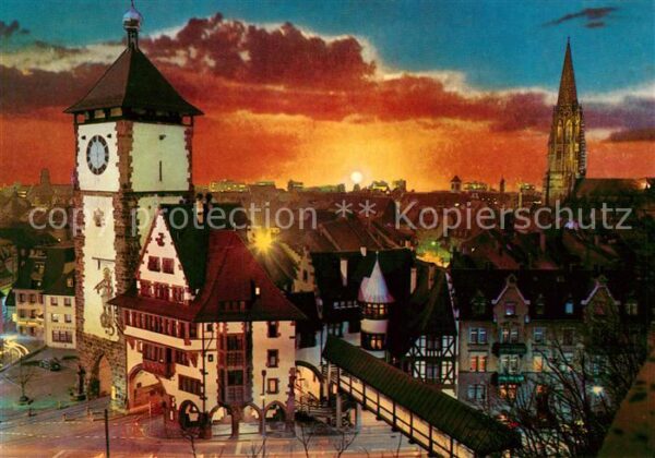 Freiburg Breisgau Schwabentor Altstadt Münster