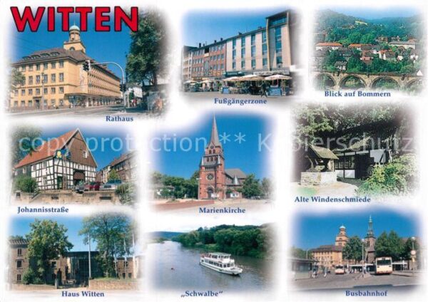 Witten Ruhr Johannisstrasse Busbahnhof Alte Windens