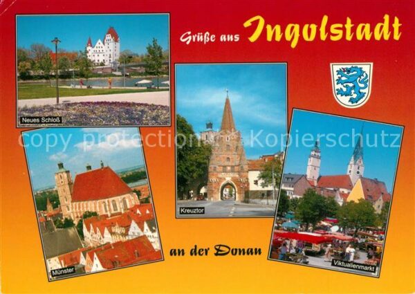 Ingolstadt Donau Neues Schloss Kreuztor Münster Viktuali