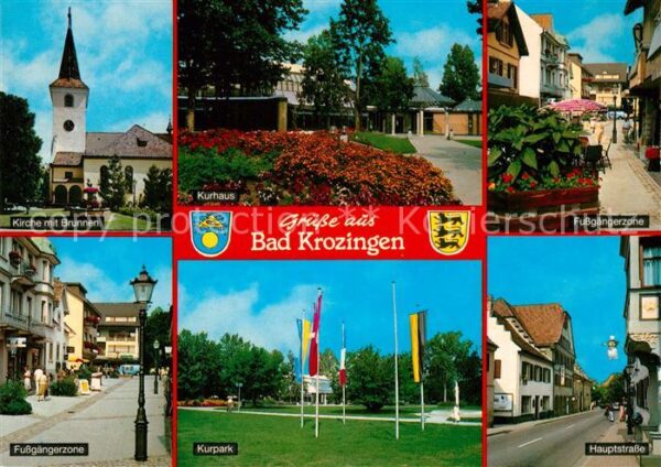 Bad Krozingen Kurpark Hauptstrasse Fussgängerzone