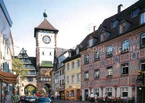Freiburg Breisgau Oberlinden Schwabentor Hotel Bären
