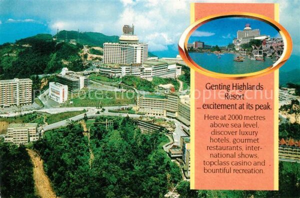 Malaysia Malaya Genting Highlands Resort