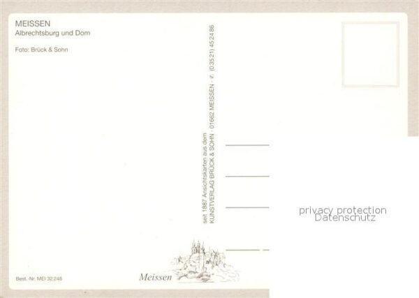 Meissen Elbe Sachsen Albrechtsburg Dom – Bild 2