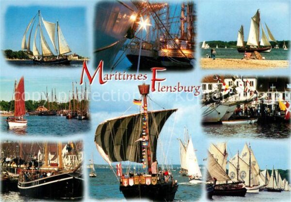 Flensburg Maritimes Flensburg Segelschiffe Hafen