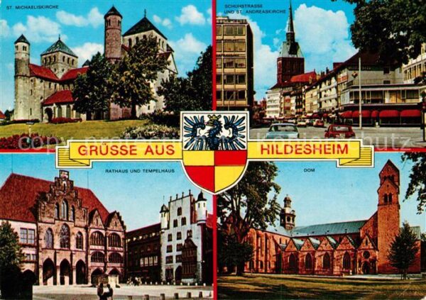 Hildesheim St Michaeliskirche Schuhstrasse St Andr