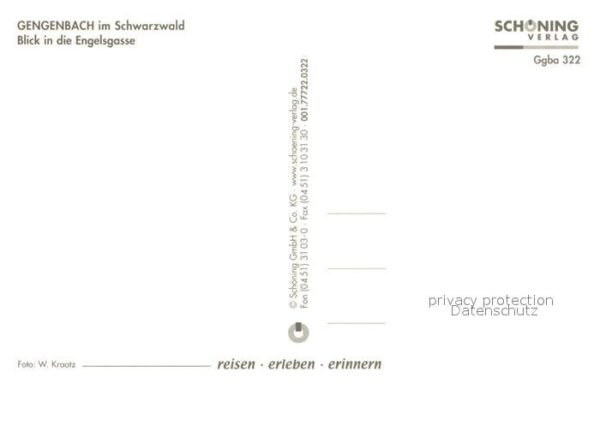 Gengenbach Engelsgasse Fachwerkhäuser – Bild 2