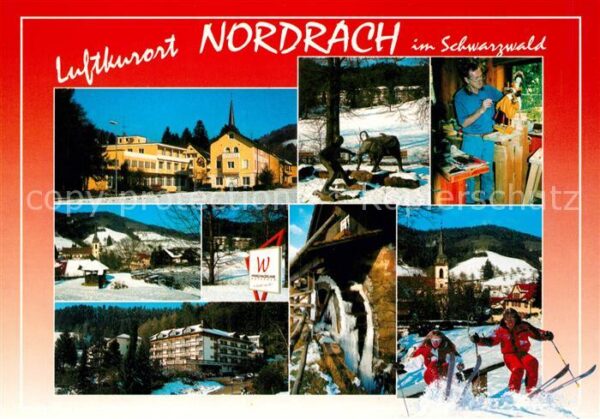 Nordrach Teilansichten Luftkurort Schwarzwald Wa
