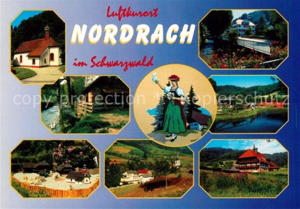 Nordrach Teilansichten Luftkurort Schwarzwald Hü