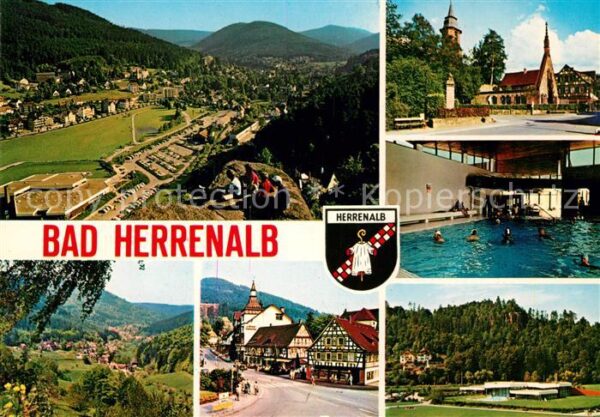Bad Herrenalb Panorama Kurort im Schwarzwald Ortsmoti