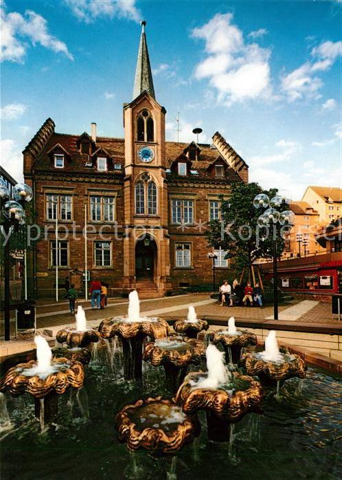 Broetzingen Altes Rathaus Bürgerbrunnen