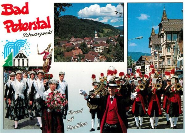 Bad Peterstal-Griesbach Trachten Musikkapelle Festumzug Panoram