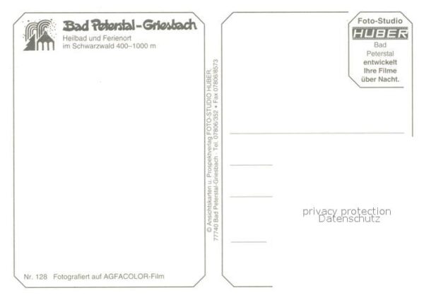 Bad Peterstal-Griesbach Trachten Musikkapelle Festumzug Panoram – Bild 2