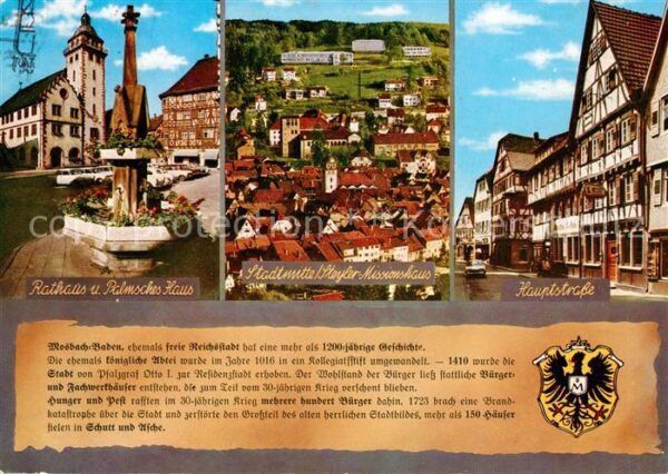 Mosbach Baden Rathaus Palmsches Haus Stadtmitte Steyl