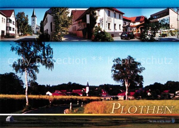 Plothen Kirche Gasthof Moosanger Zum Plothentei