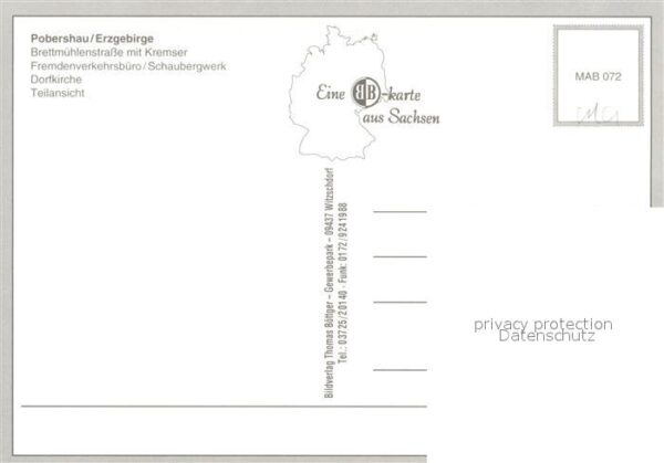 Pobershau Dorfkirche Bretmühlenstrasse Kremser – Bild 2