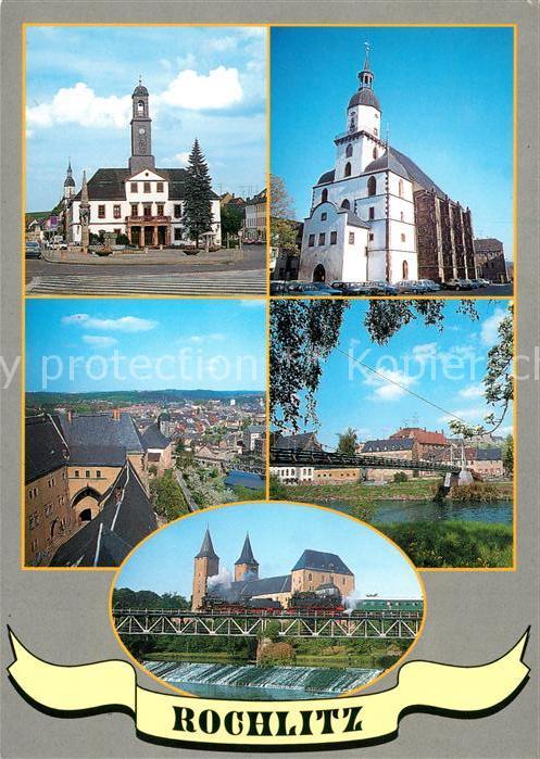 Rochlitz Sachsen Rathaus Kunigundenkirche Schloss