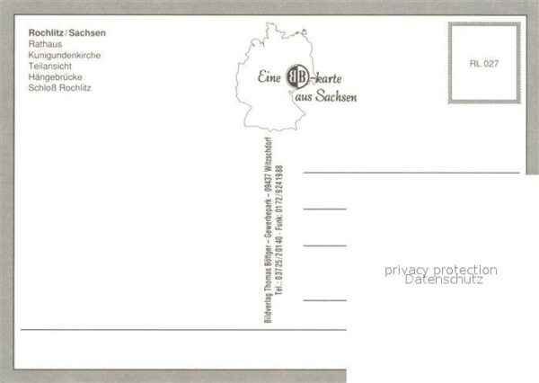Rochlitz Sachsen Rathaus Kunigundenkirche Schloss – Bild 2