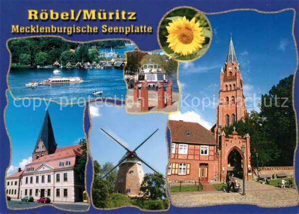 Roebel Mueritz Windmühle Kirche
