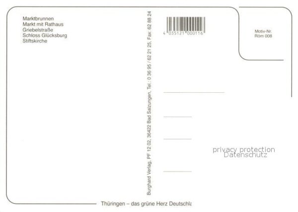 Roemhild Stiftskirche Schloss Glücksburg Griebel – Bild 2