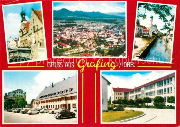 Grafing Oberbayern Fliegeraufnahme