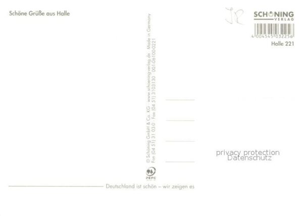 Halle Saale Schloss Denkmal – Bild 2