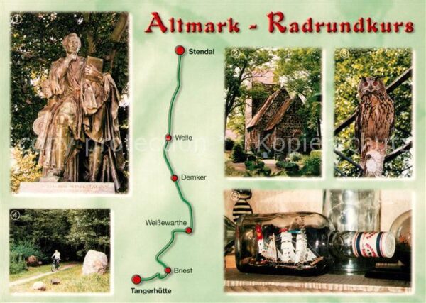 Tangerhuette Winckelmann-Denkmal Stendal Gutskirche