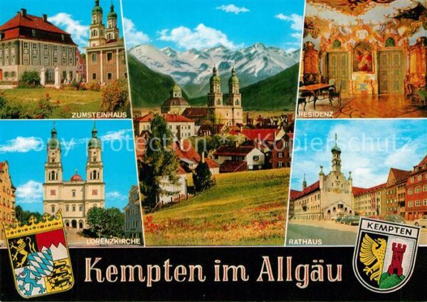 Kempten Allgaeu Zum Steinhaus Rathaus Residenz Lorenzki