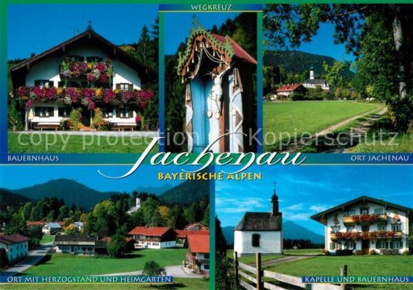 Jachenau Bauernhaus Kapelle Herzogstand Heimgart