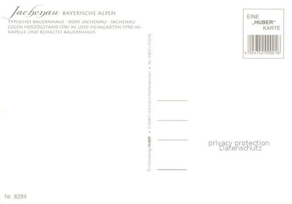 Jachenau Bauernhaus Kapelle Herzogstand Heimgart – Bild 2