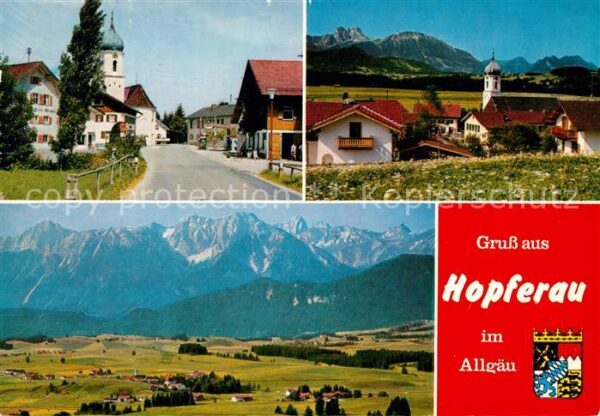 Hopferau Kirchen Panorama