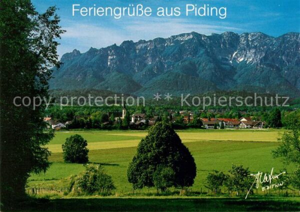Piding Panorama Alpen