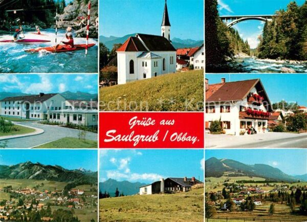 Saulgrub Ammerbrücke Kajak Panorama