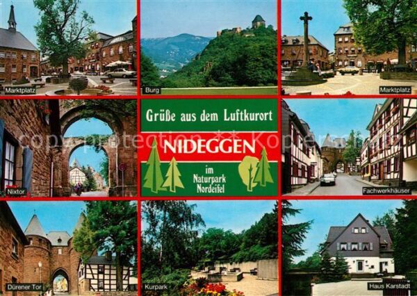Nideggen Eifel Fachwerkhäuser Dürener Tor Nixtor Markt