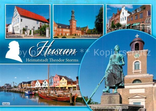 Husum Nordfriesland Schloss Storm Museum Tine Brunnen Marie