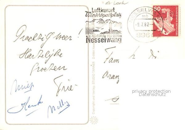 Nesselwang Gesamtansicht mit Alpenpanorama Kirche – Bild 2