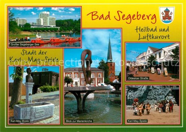 Bad Segeberg Grosser Segeberger See Karl May Büste D