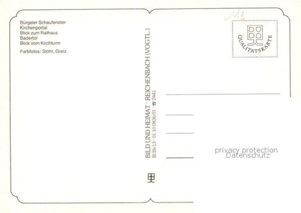 Buergel Thueringen Bürgeler Schaufenster Kirchenportal Rat – Bild 2
