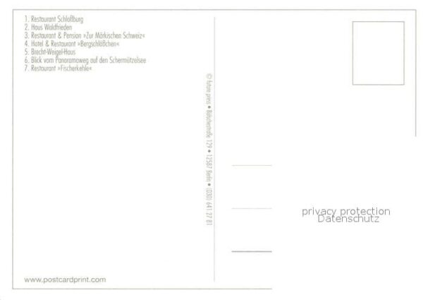 Buckow Maerkische Schweiz Restaurant Schlossburg Kurhaus Hotel Br – Bild 2