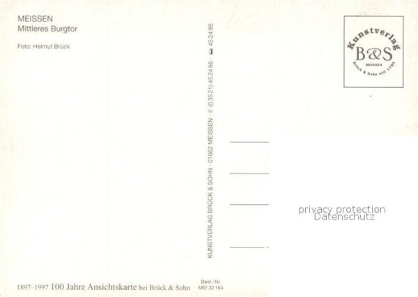 Meissen Elbe Sachsen Mittleres Burgtor – Bild 2