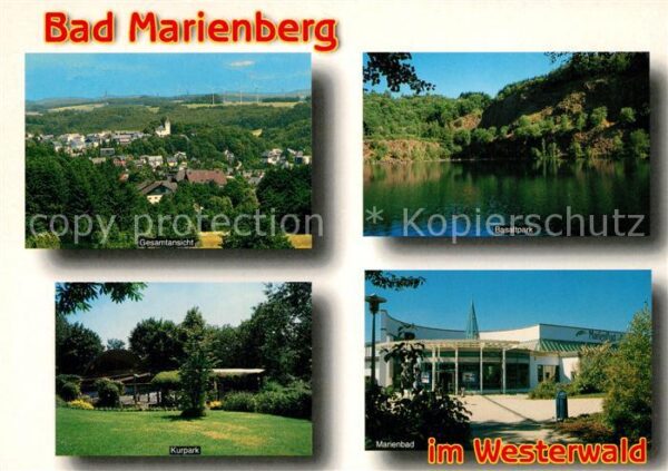 Bad Marienberg Panorama Kneipp Heilbad Basaltpark See