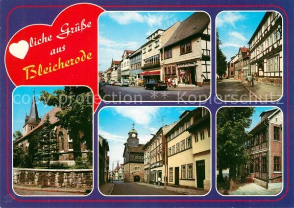 Bleicherode Hauptstrasse Neue Strasse Pfarrhaus Mar