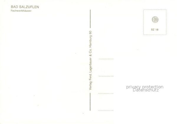 Bad Salzuflen Fachwerkhäuser Fussgängerzone – Bild 2