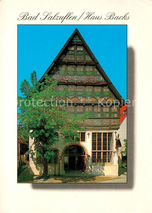 Bad Salzuflen Renaissance Haus 17. Jhdt. Haus Backs H