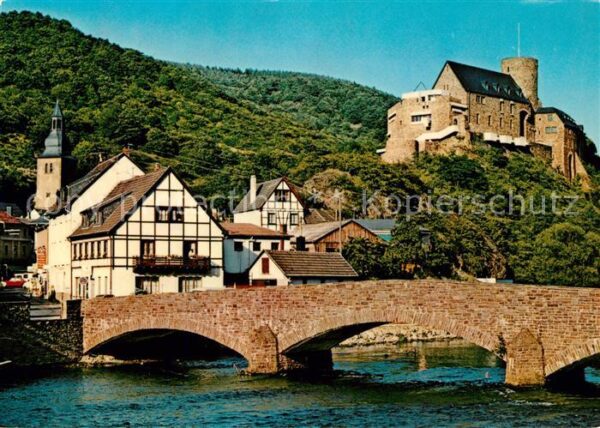 Heimbach Eifel Burg Rurbrücke