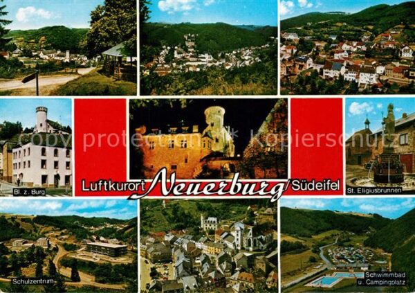 Neuerburg Eifel Schwimmbad Campingplatz Burg Eligiusbru