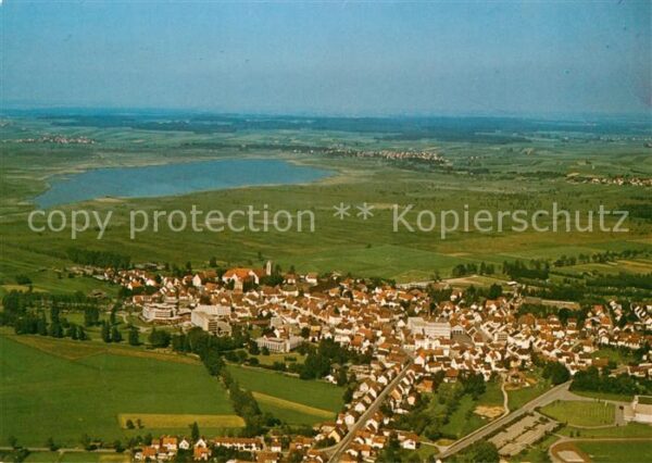 Buchau Federsee Bad Fliegeraufnahme