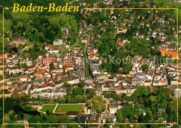 Baden-Baden Fliegeraufnahme