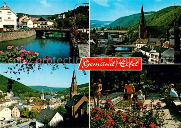 Gemuend Eifel Stadtansichten Kirchen Park